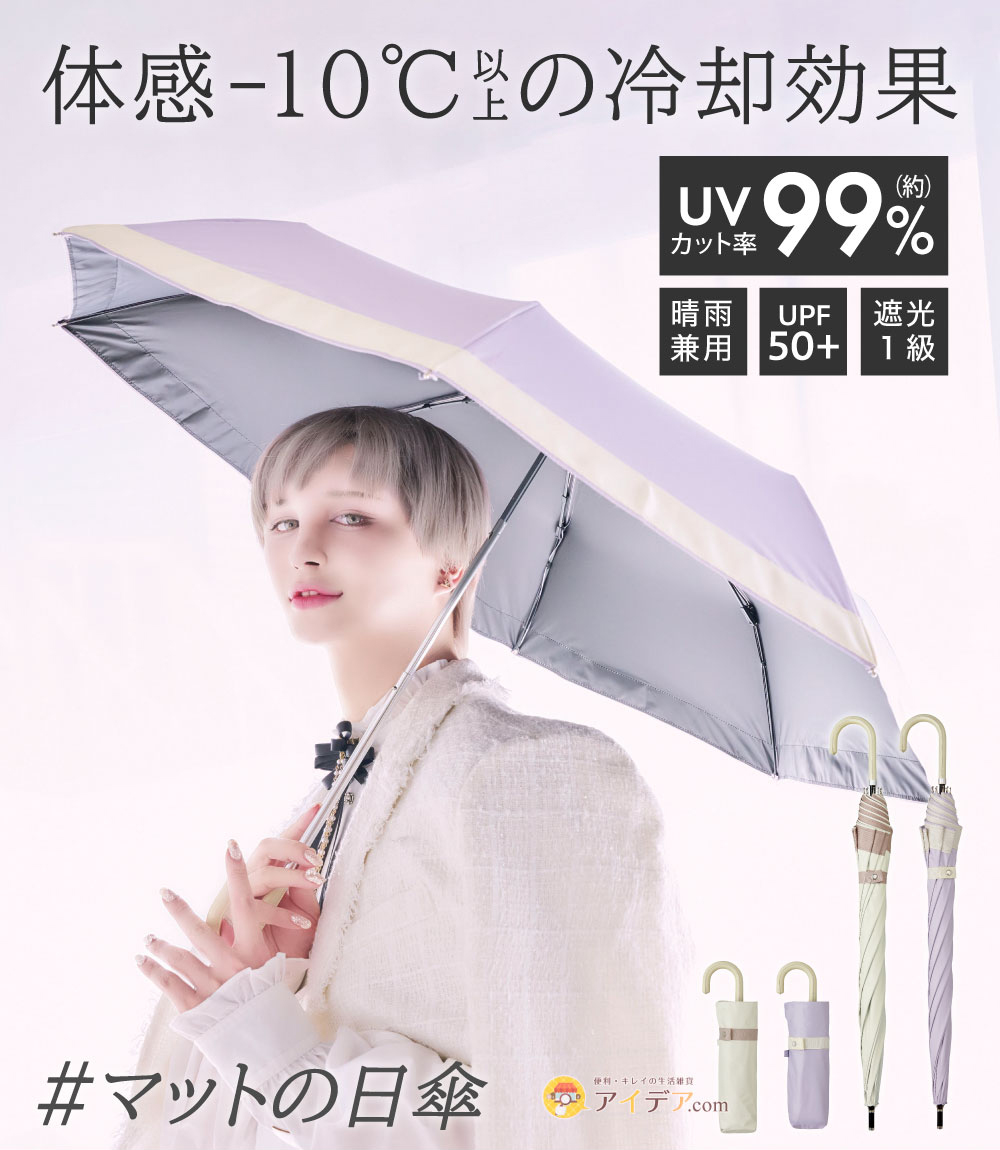 放射冷却 体感-10℃以上の冷却効果