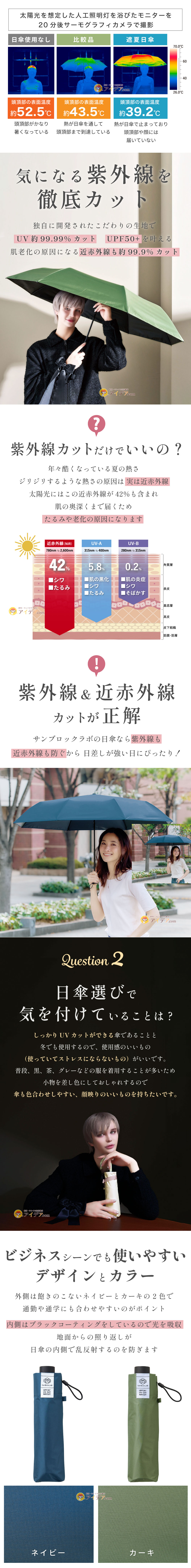 紫外線&近赤外線カットが正解
