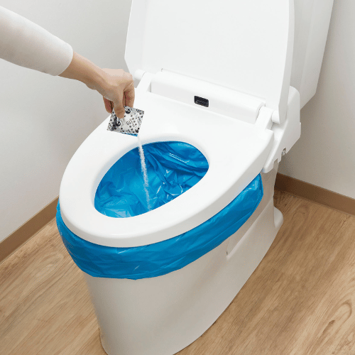 緊急用トイレ