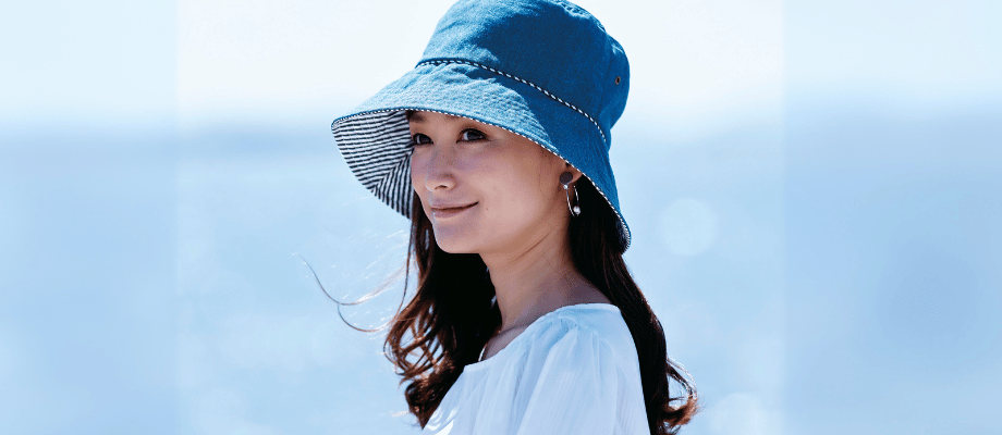 ガーデニング用の帽子