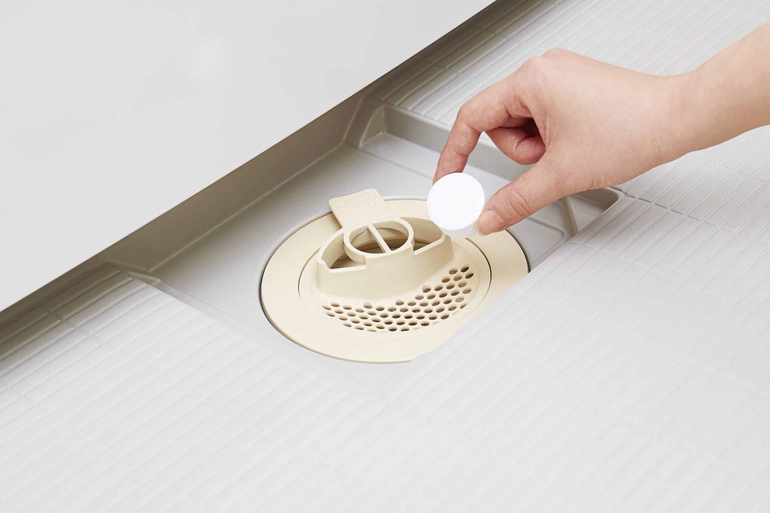 お風呂の排水口きれい