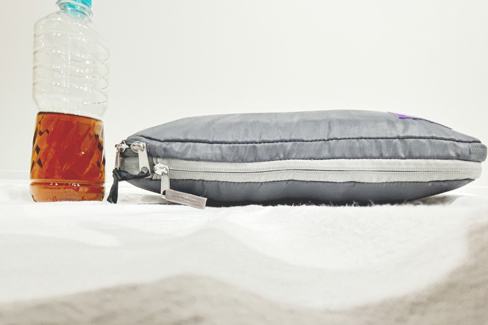 圧縮ポーチの圧縮したイメージ