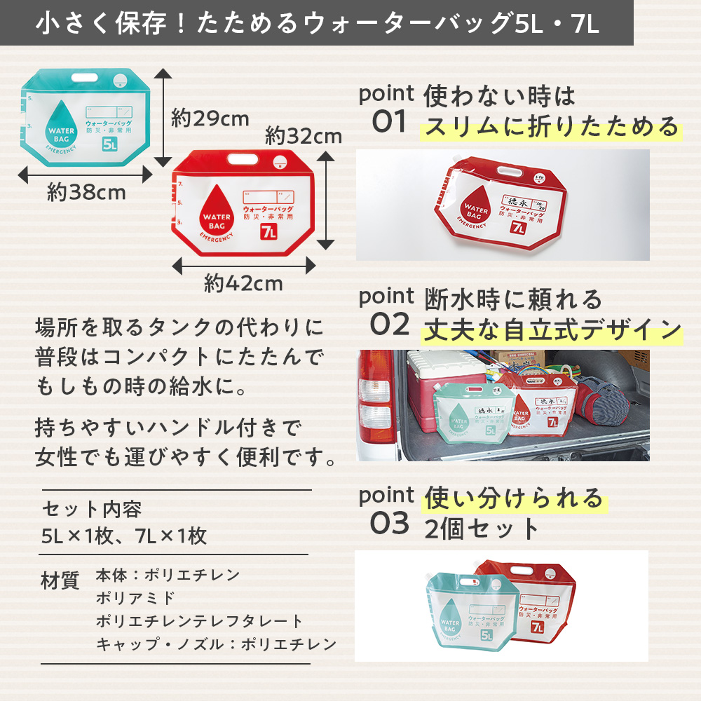 ウォーターバッグ詳細