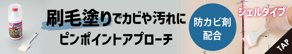 密着ジェル！カビ取り先生 刷毛タイプ