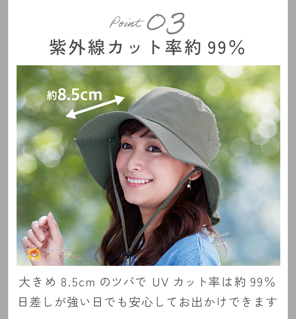 紫外線カット率約99％