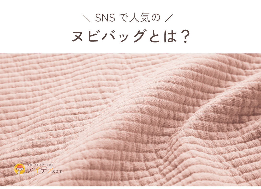 SNSで人気のヌビバッグとは