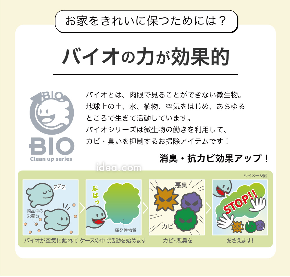 バイオの力が効果的