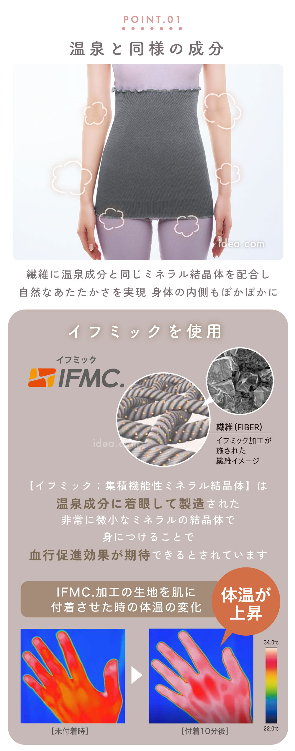 つけるだけで血行促進