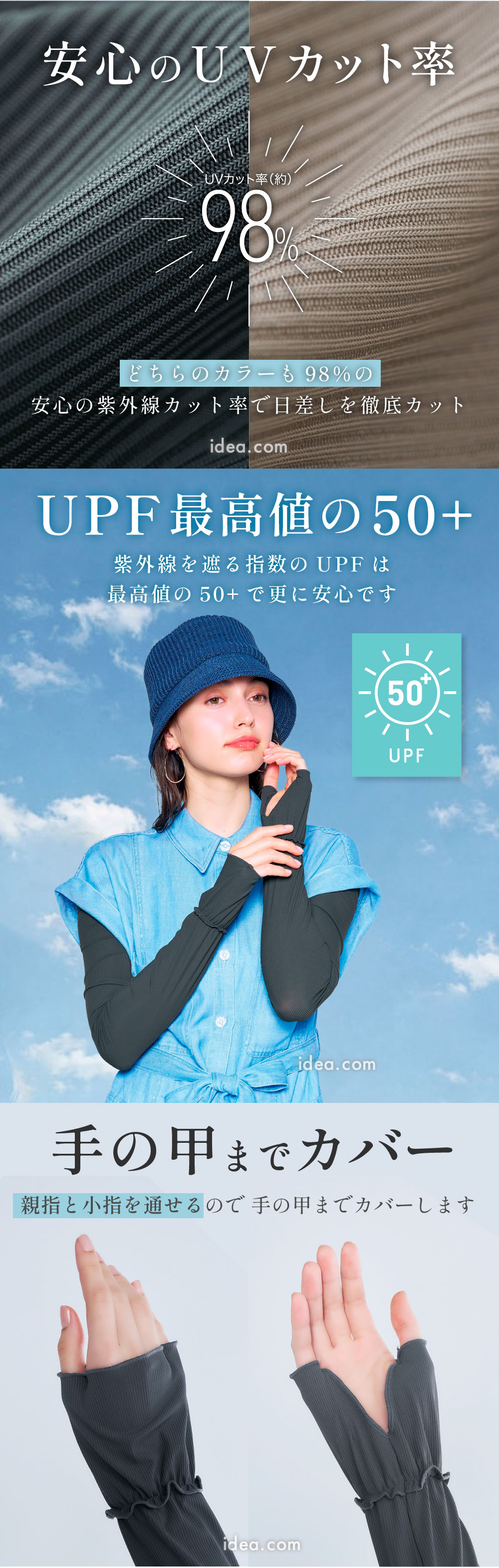 安心のUVカット率