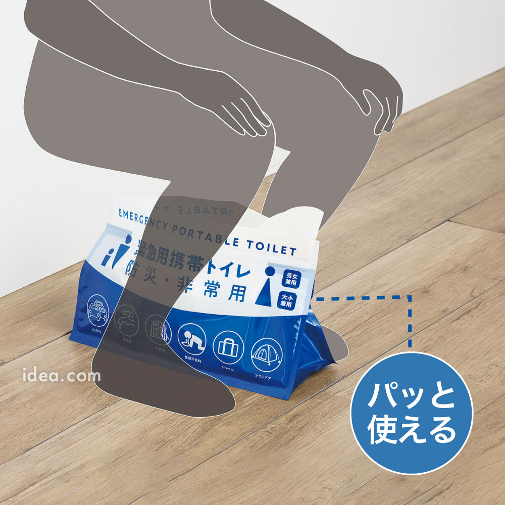 ガバッと広げて置くだけ