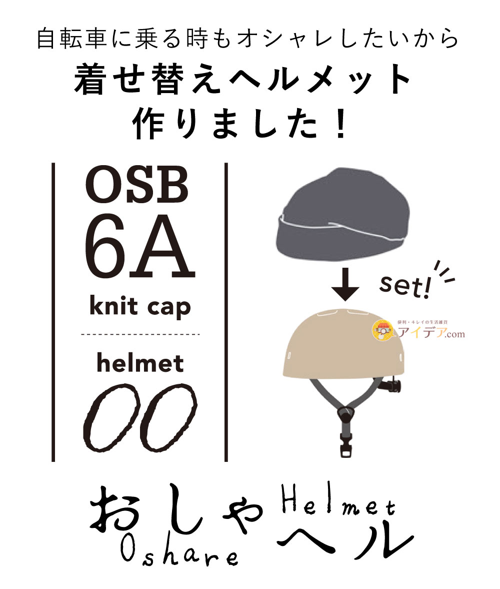 着せ替えヘルメット作りました