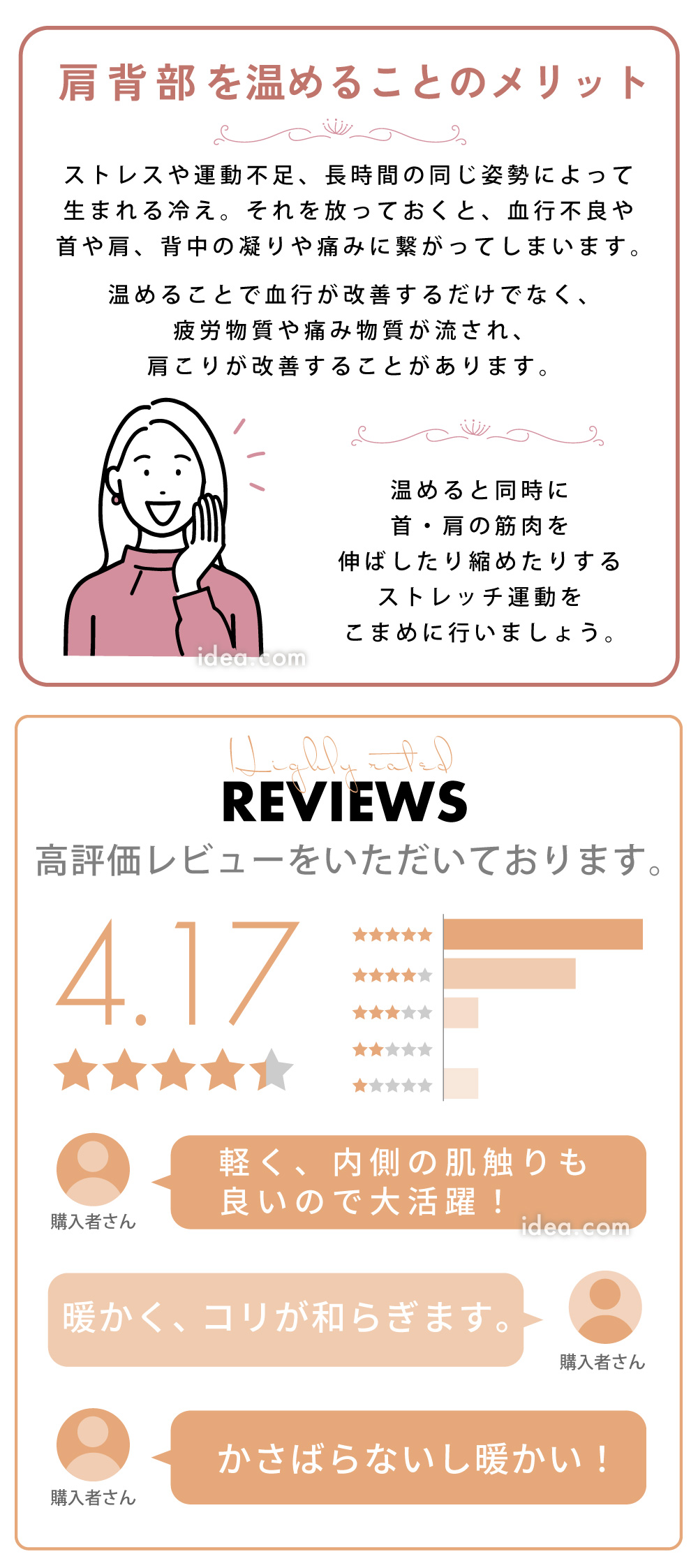 ホットレスト クビカタウォーマー:レビュー