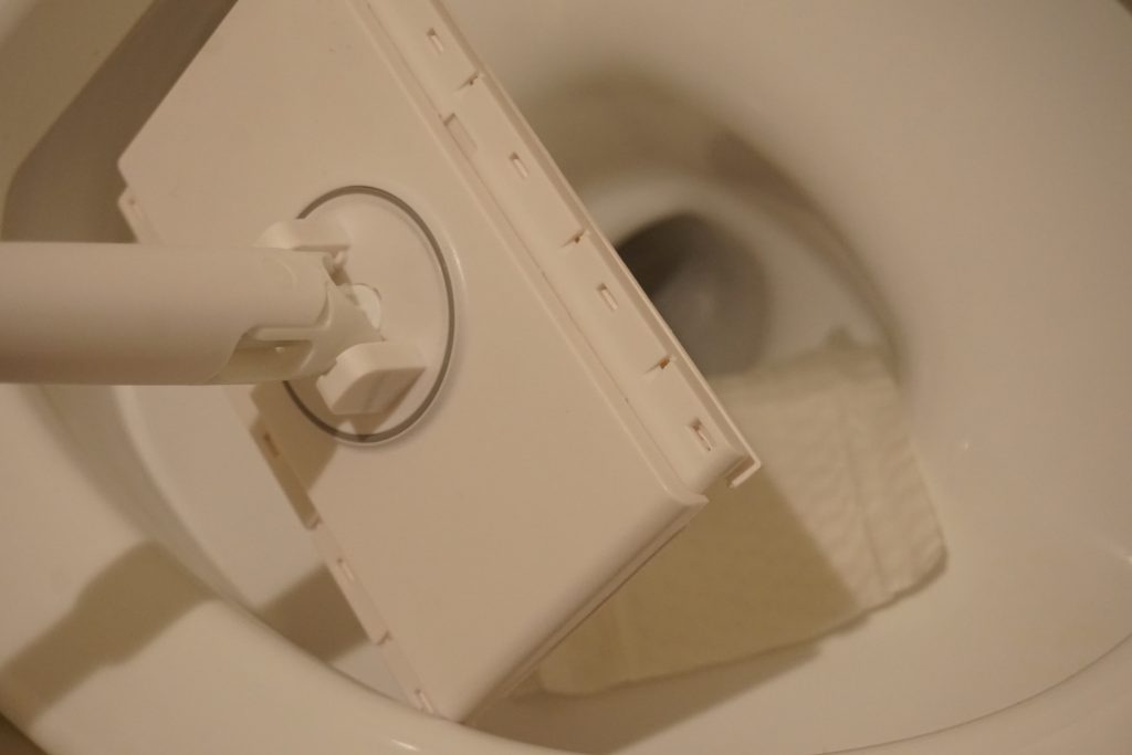 ノータッチトイレワイパーの使い方1