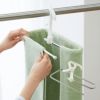 くるくる通すだけハンガーバスタオル大判バスタオルタオル干し省スペースコンパクト部屋干しすき間収納うずまきスパイラルハンガー折り畳み式スリムに収納室内干しお風呂干し乾きやすい耐荷重約2kgコジットコンパクト回転式くるくるハンガー